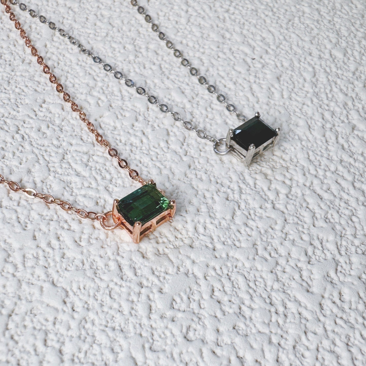 Terra Emerald-Cut Tourmaline Necklace