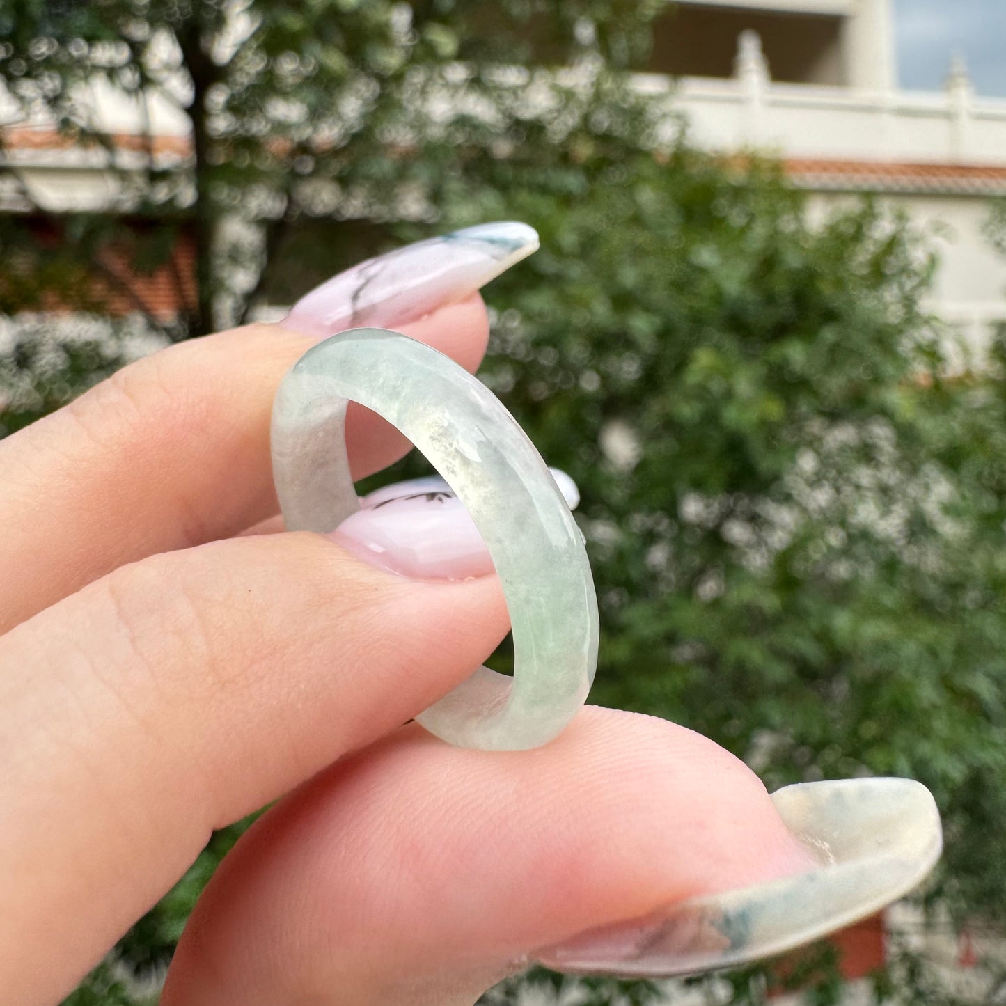 Icy Jadeite Ring- HK17