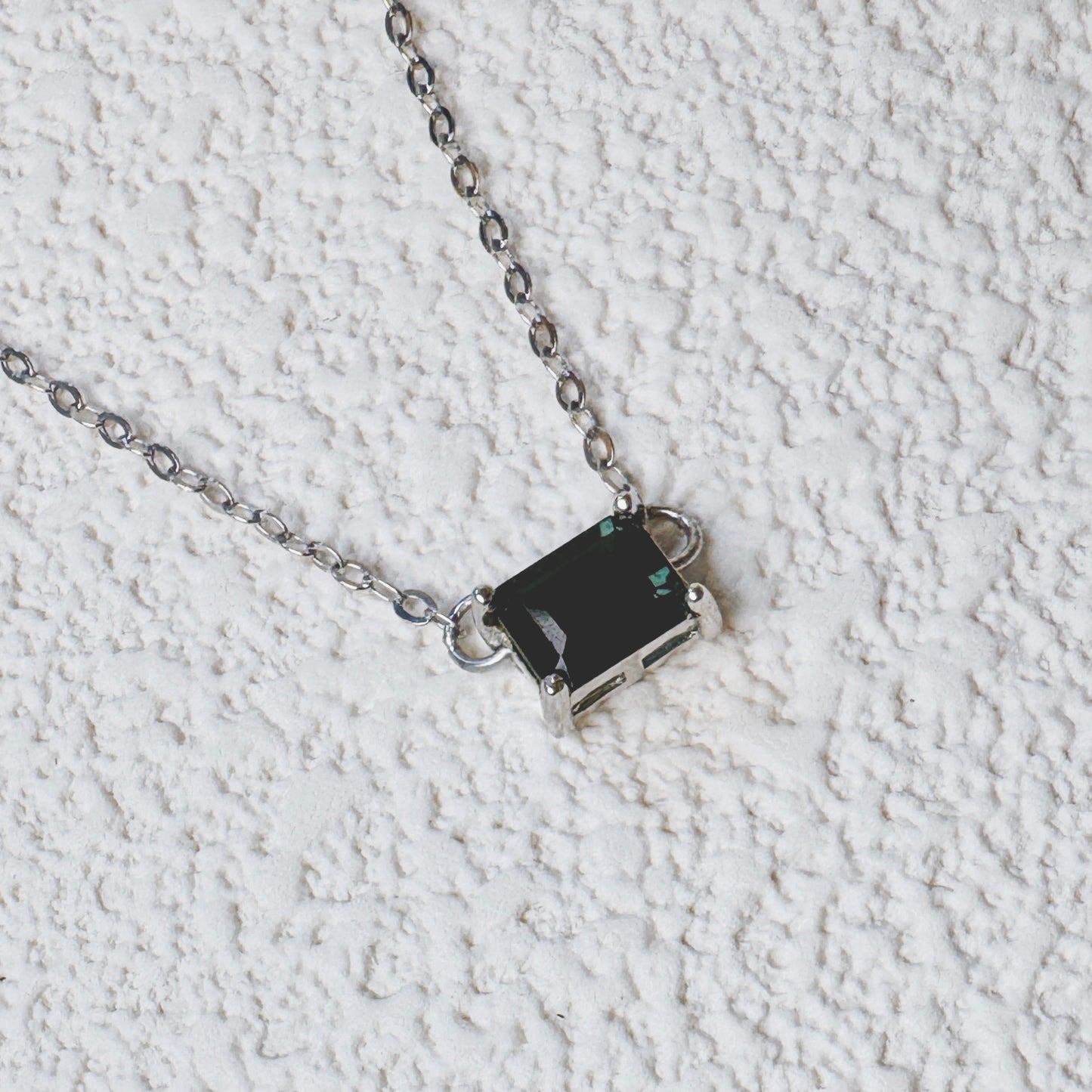 Terra Emerald-Cut Tourmaline Necklace