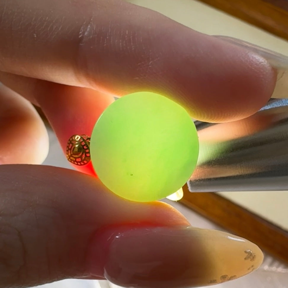 18k Olsen Jadeite Pendant