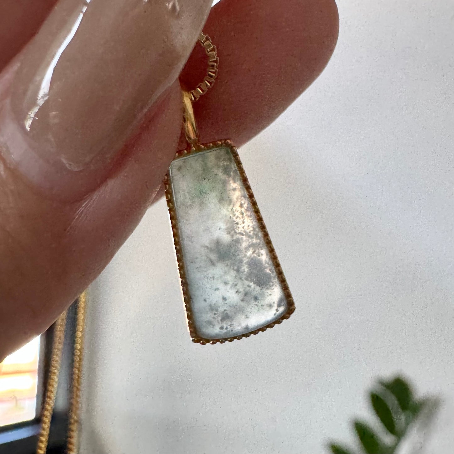 18k Etherea Jadeite Pendant