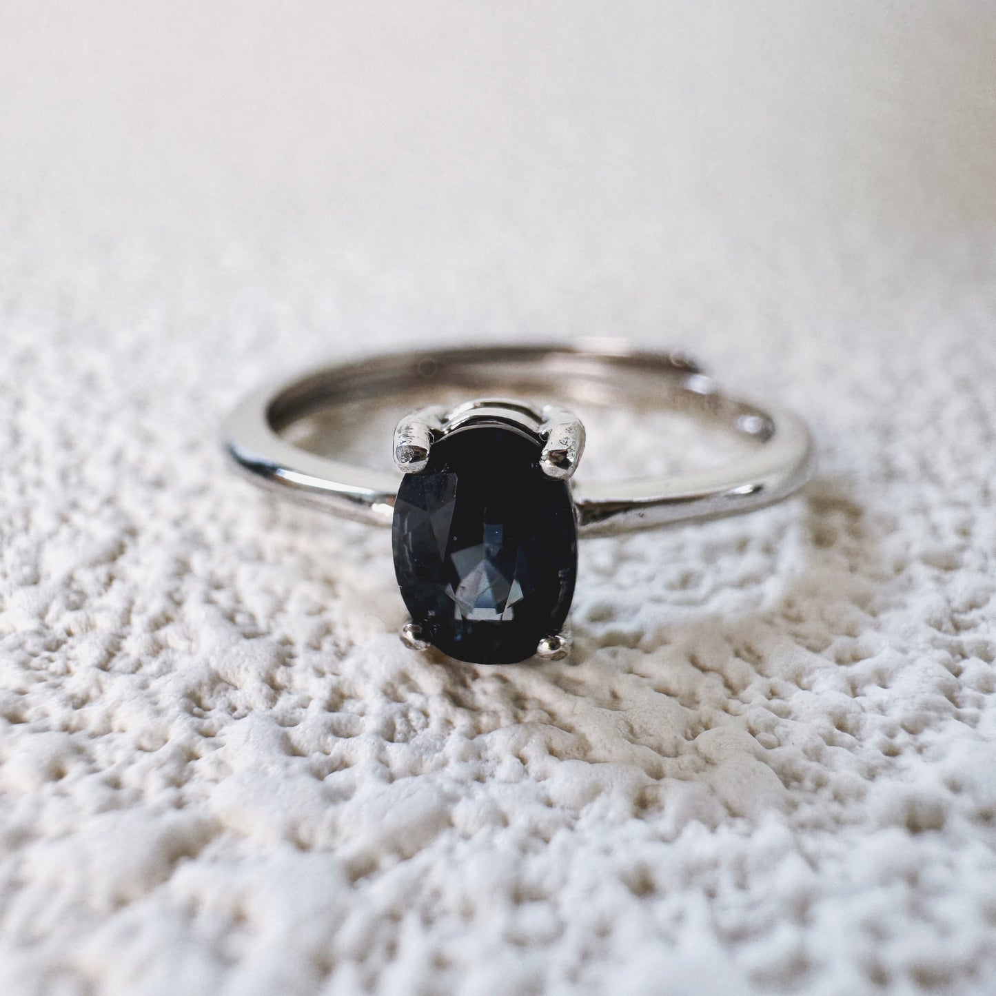 Midnight Eclipse Spinel Ring
