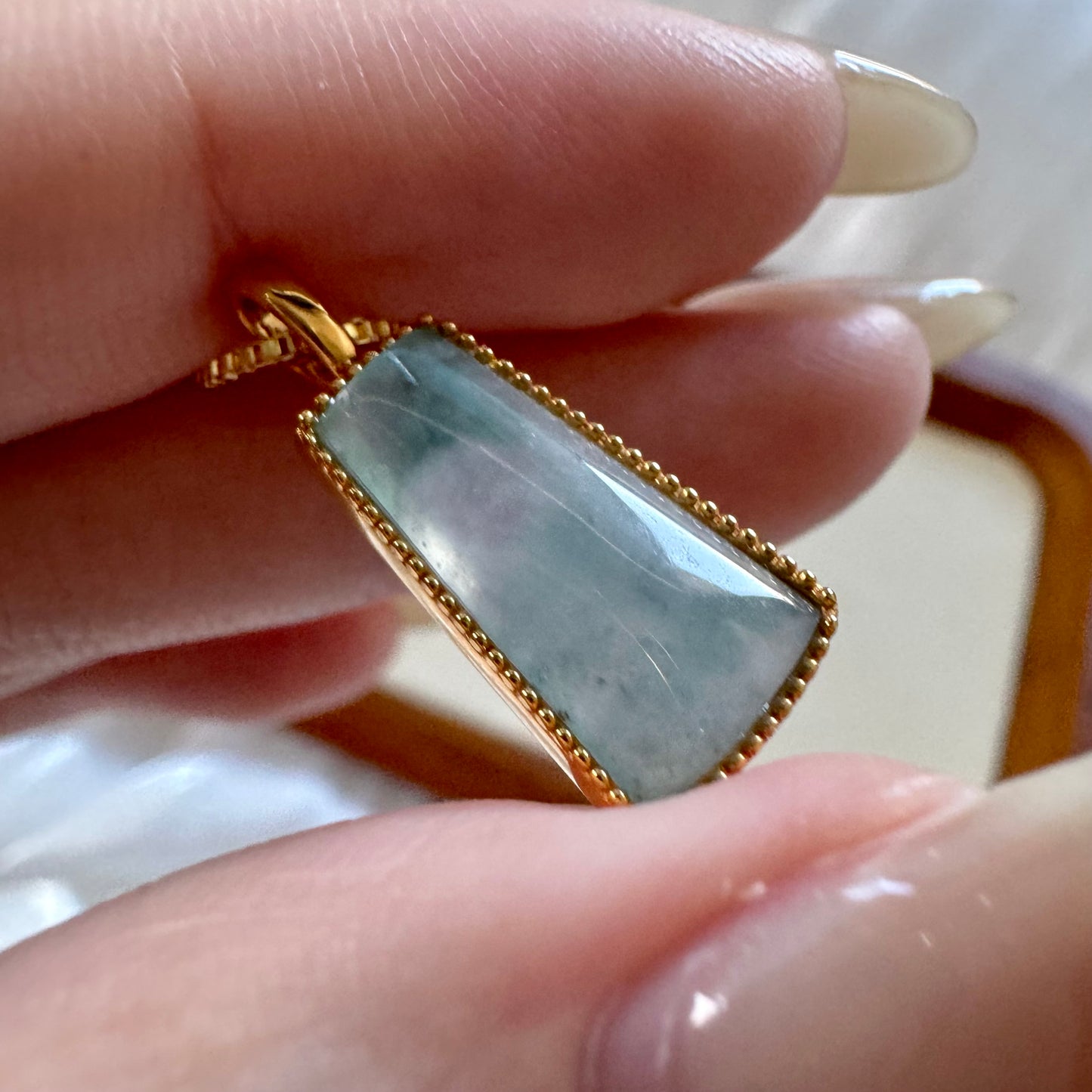 18k Etherea Jadeite Pendant