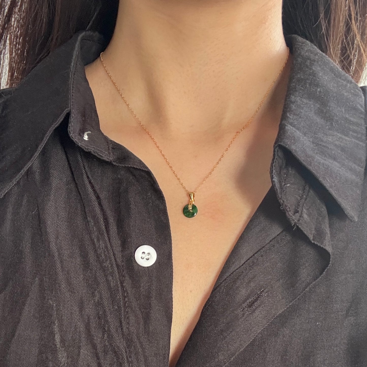 Mini Lin Jadeite Necklace