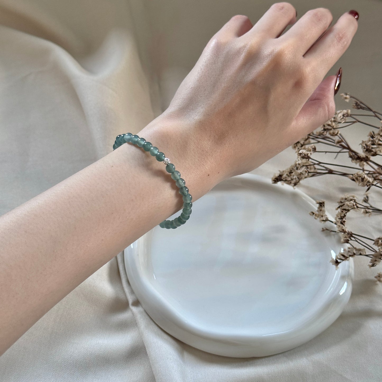Glacé Beaded Jadeite Bracelet