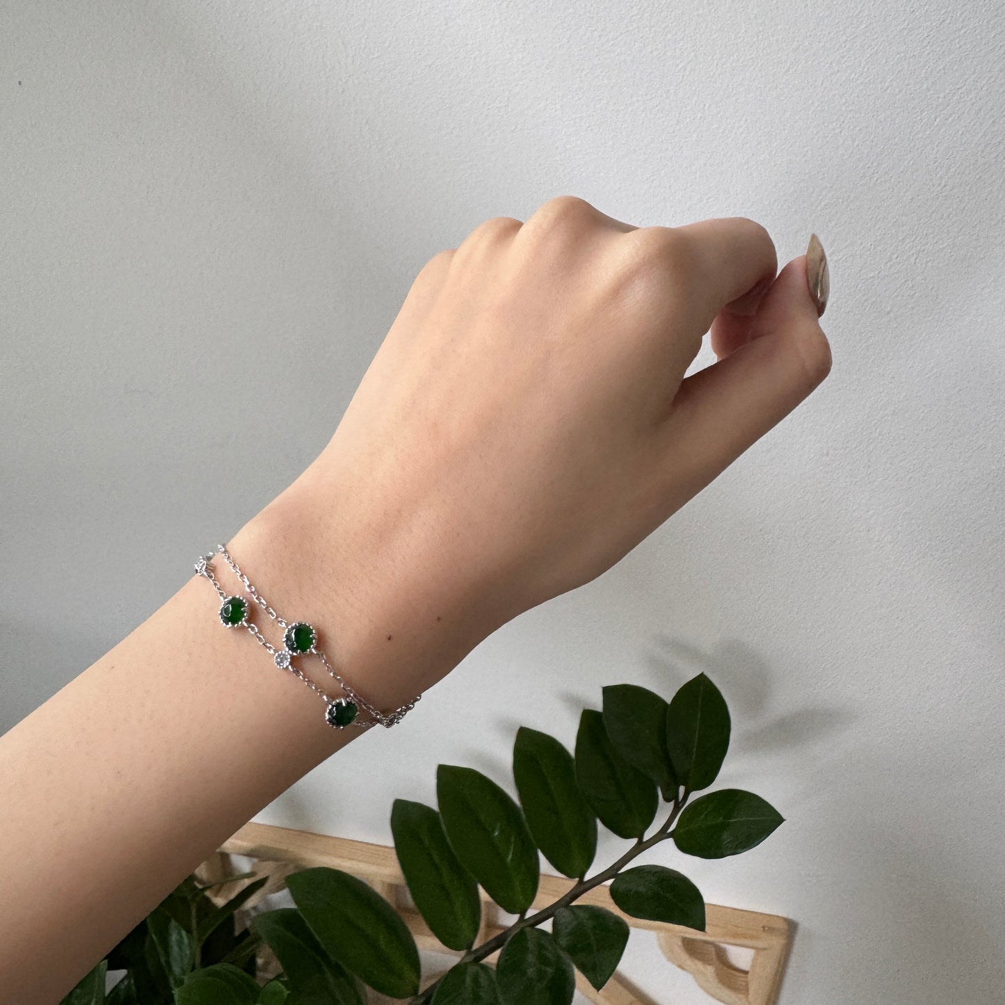 Cleo Jadeite Bracelet