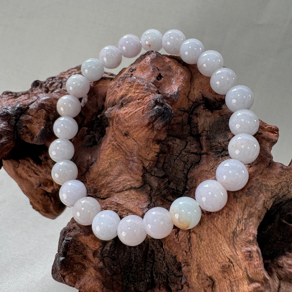 STACK | Lavender Osmanthus Jadeite Beaded Bracelet