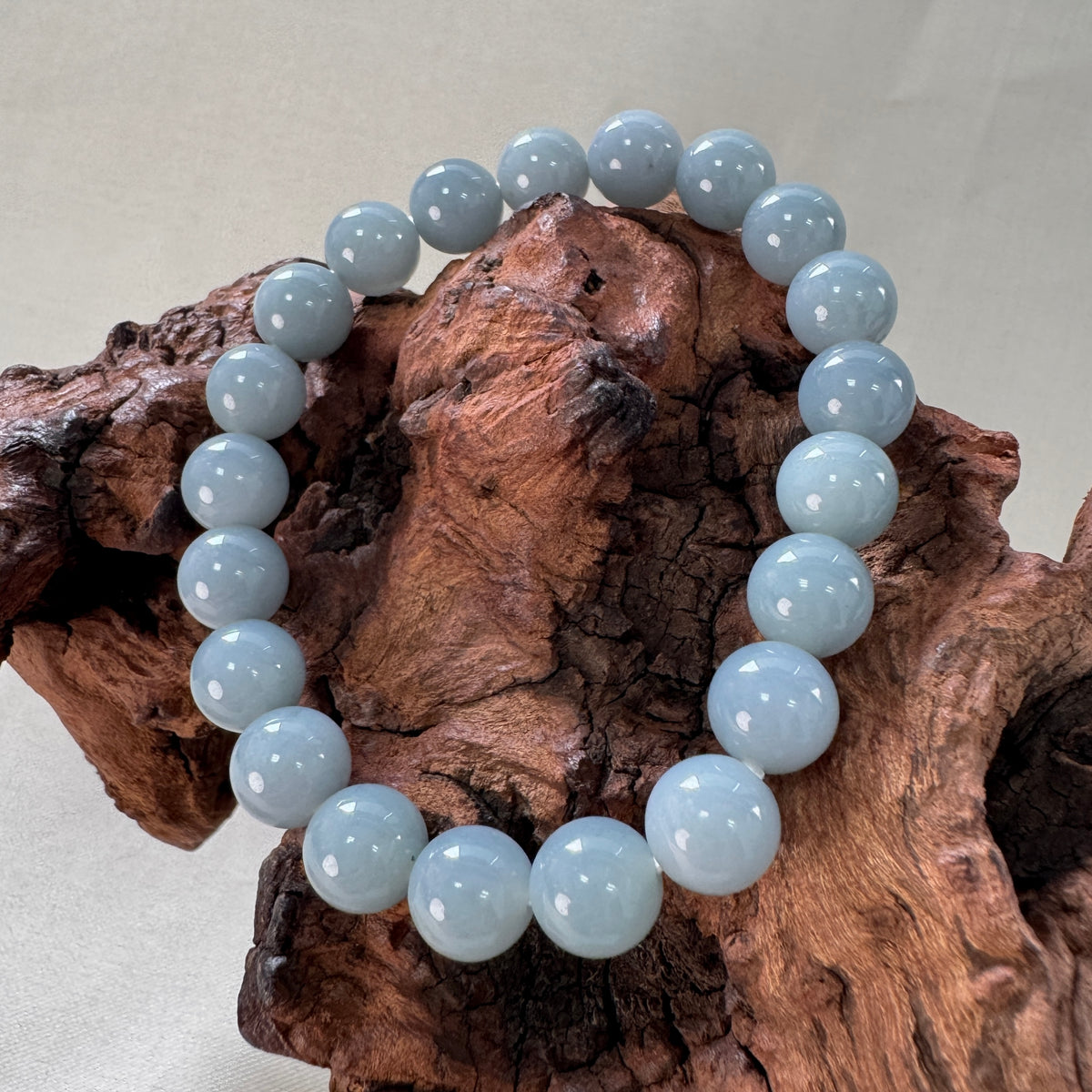 STACK | Powder Blue Jadeite Beaded Bracelet