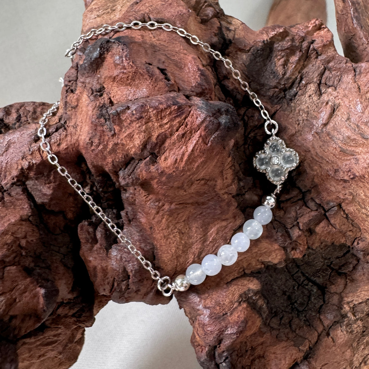 STACK | Petite Clover Jadeite Bracelet