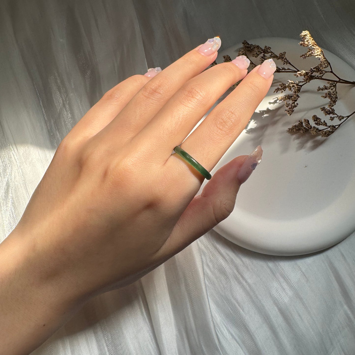 VERONESE SKINNY JADEITE RINGS