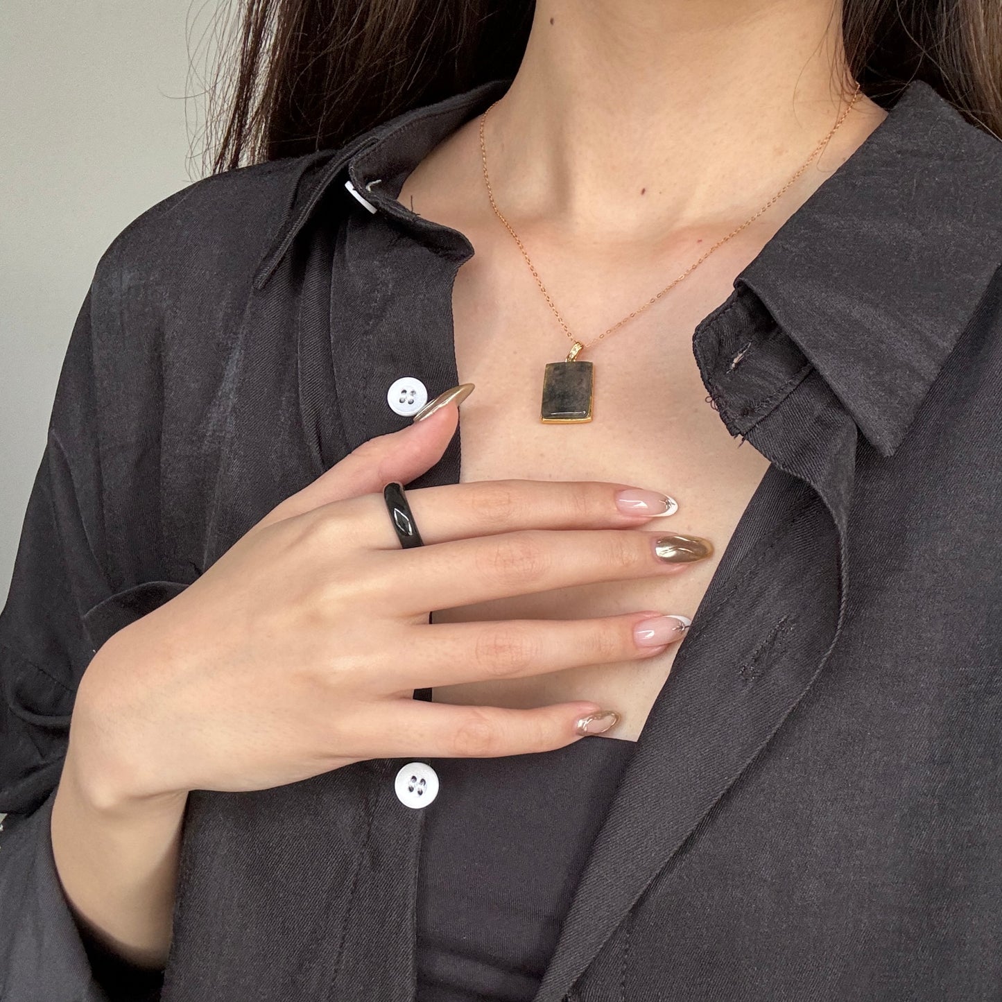 Irisca Jadeite Necklace