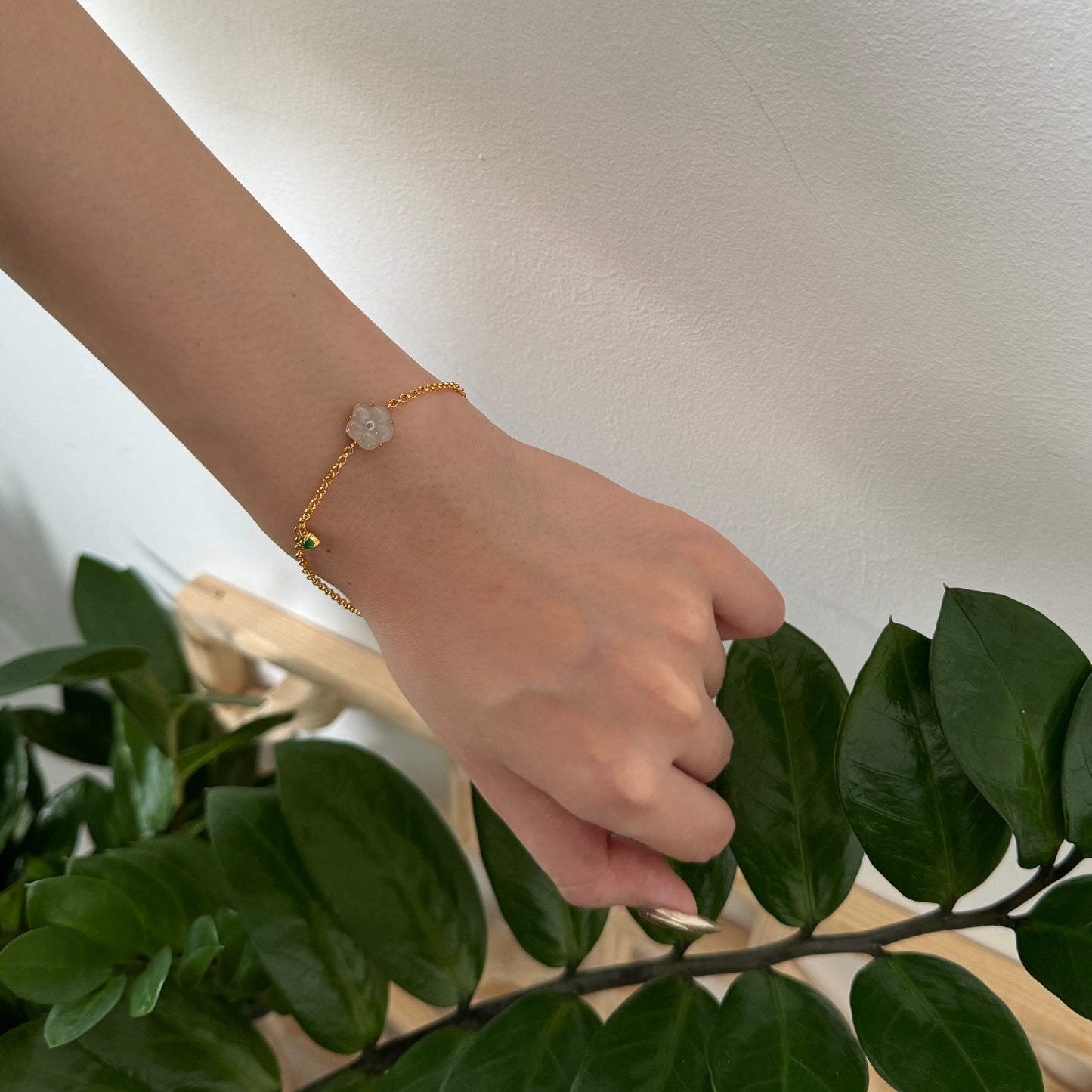 Fleurie Jadeite Bracelet