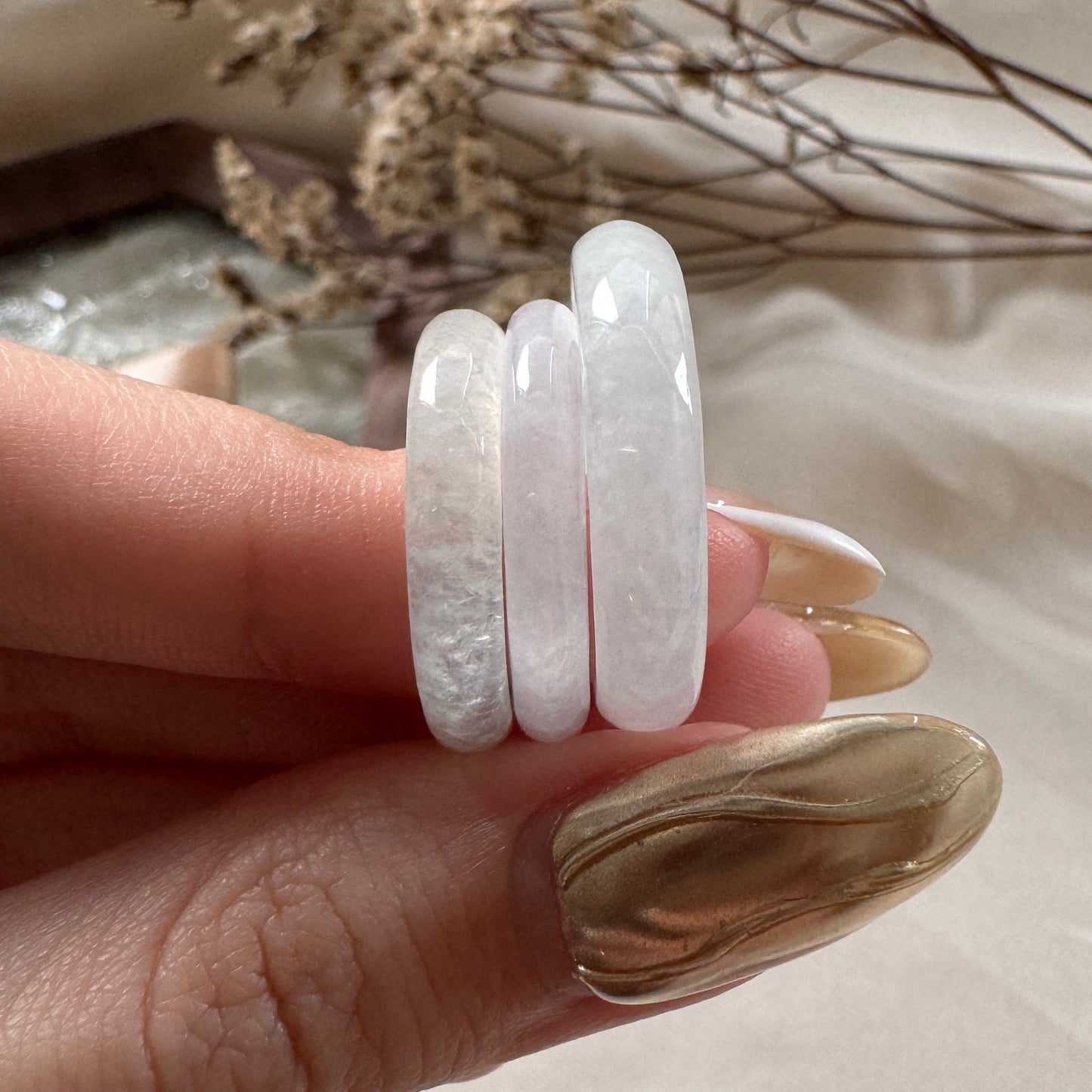 Amélie Jadeite Rings