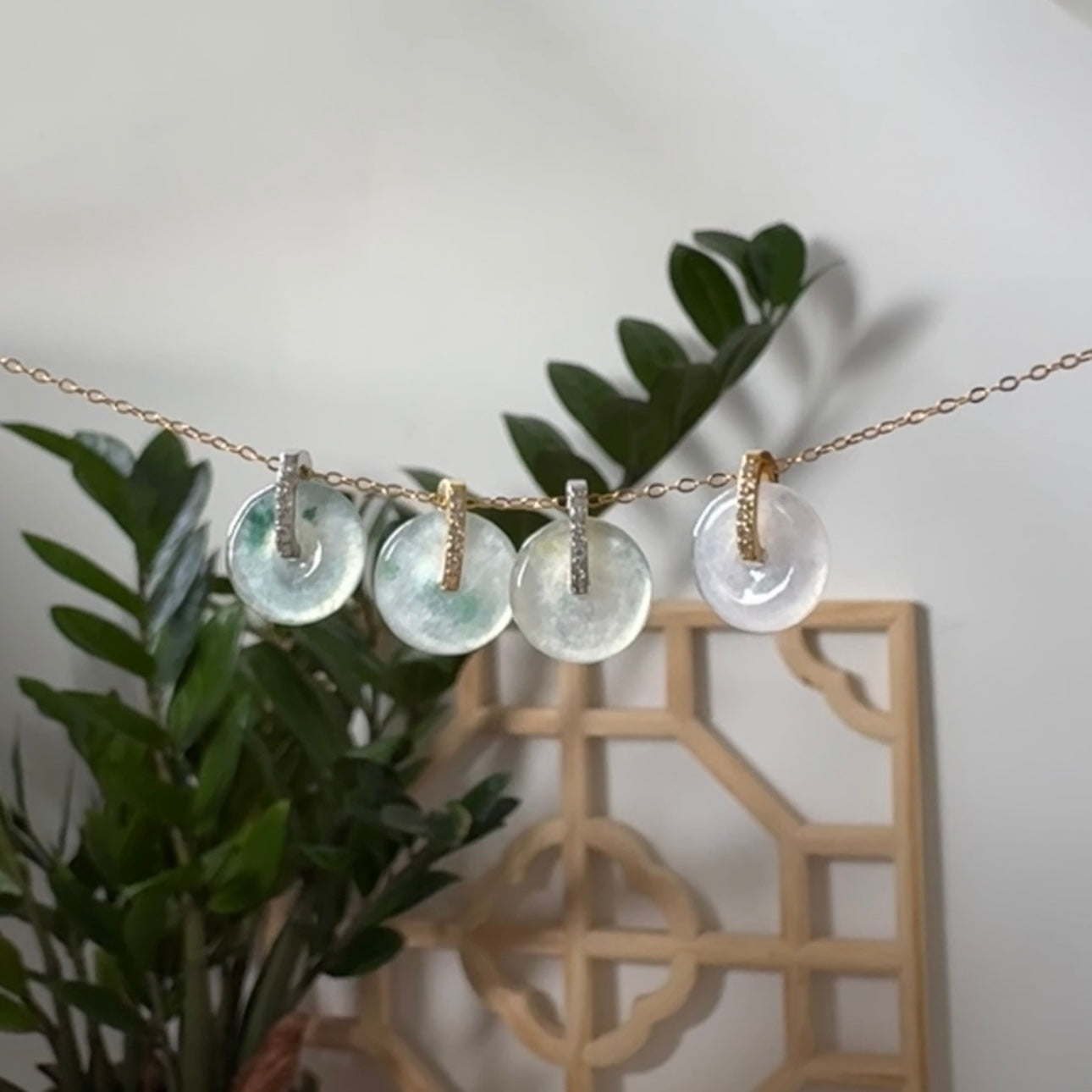 Petite Doughnut Jadeite Necklace