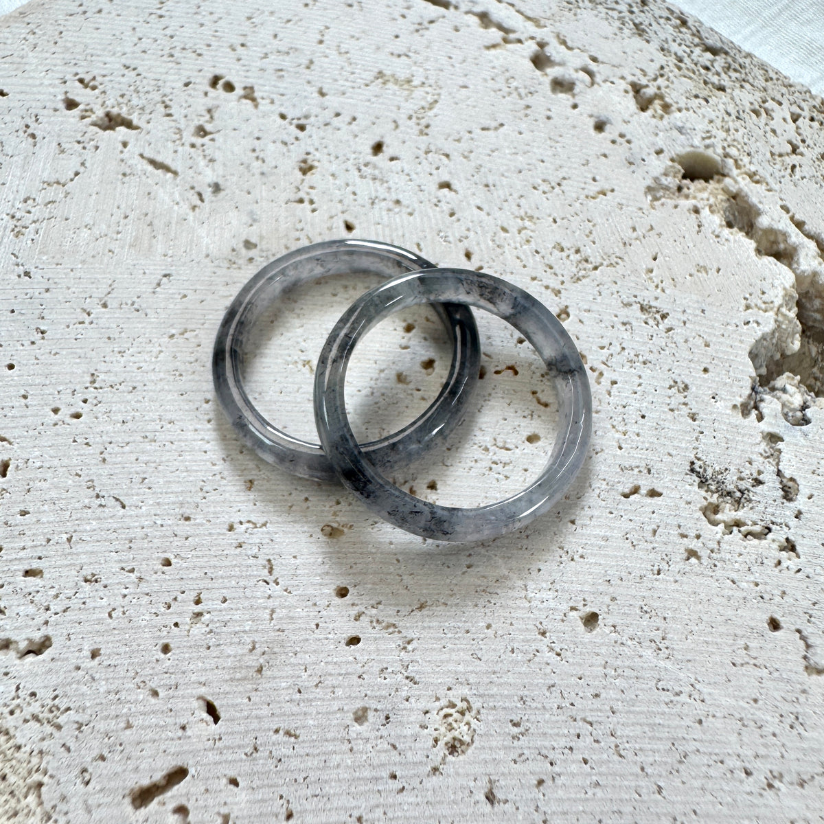 STAPLE | Skinny Wuji Jadeite Rings