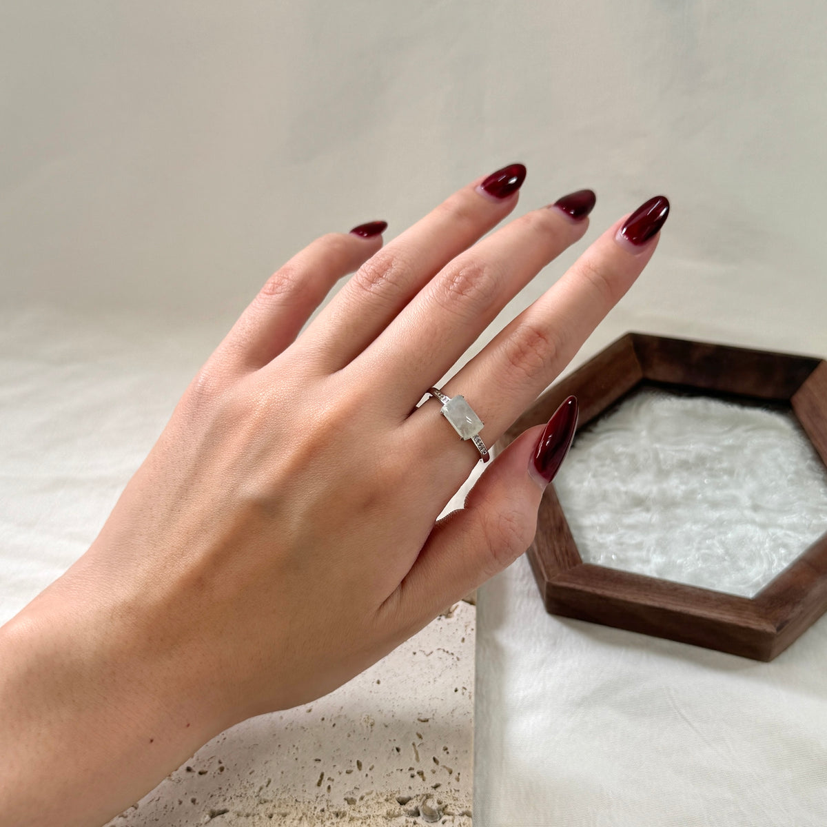 STAPLE | East-West Jadeite Ring (II)