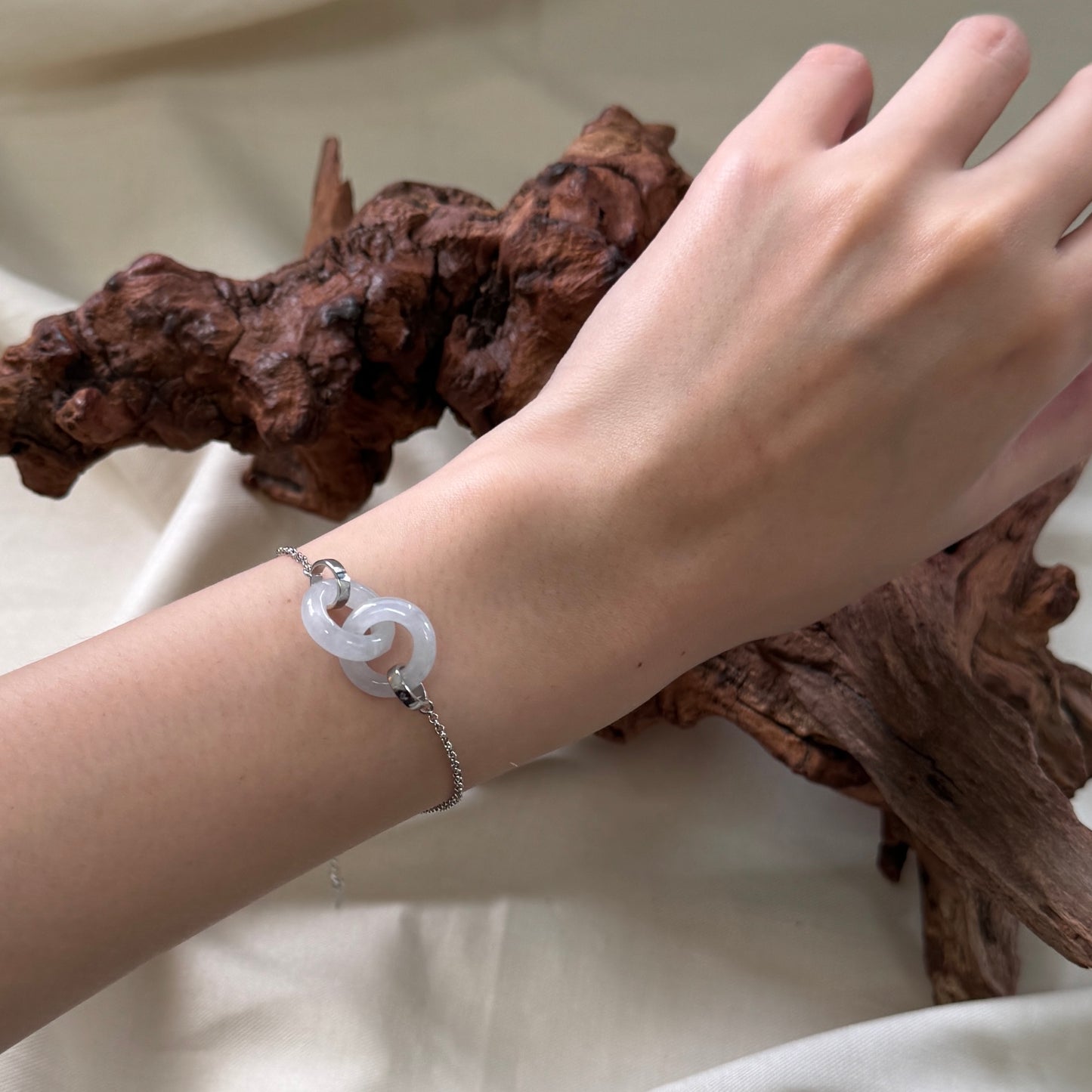 Interlocked Jadeite Bracelet