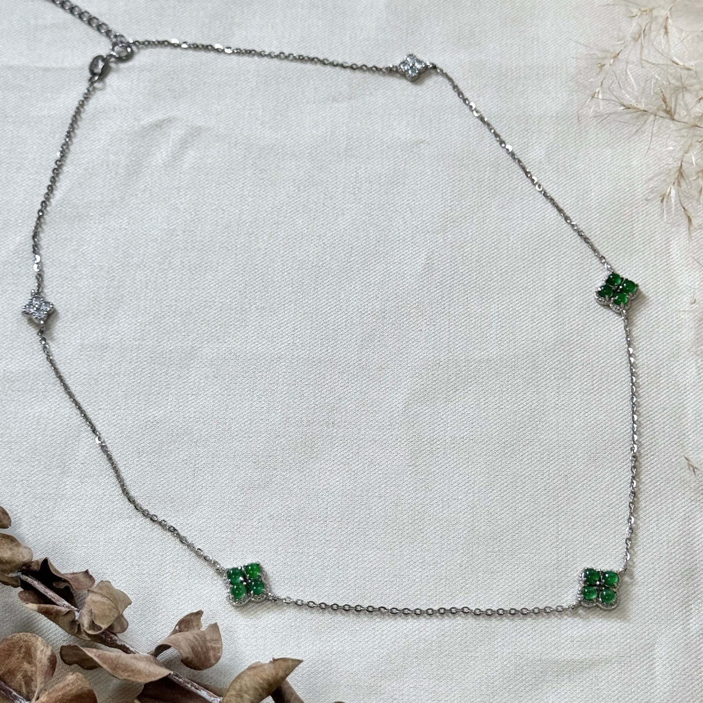 Green Gia Jadeite Necklace