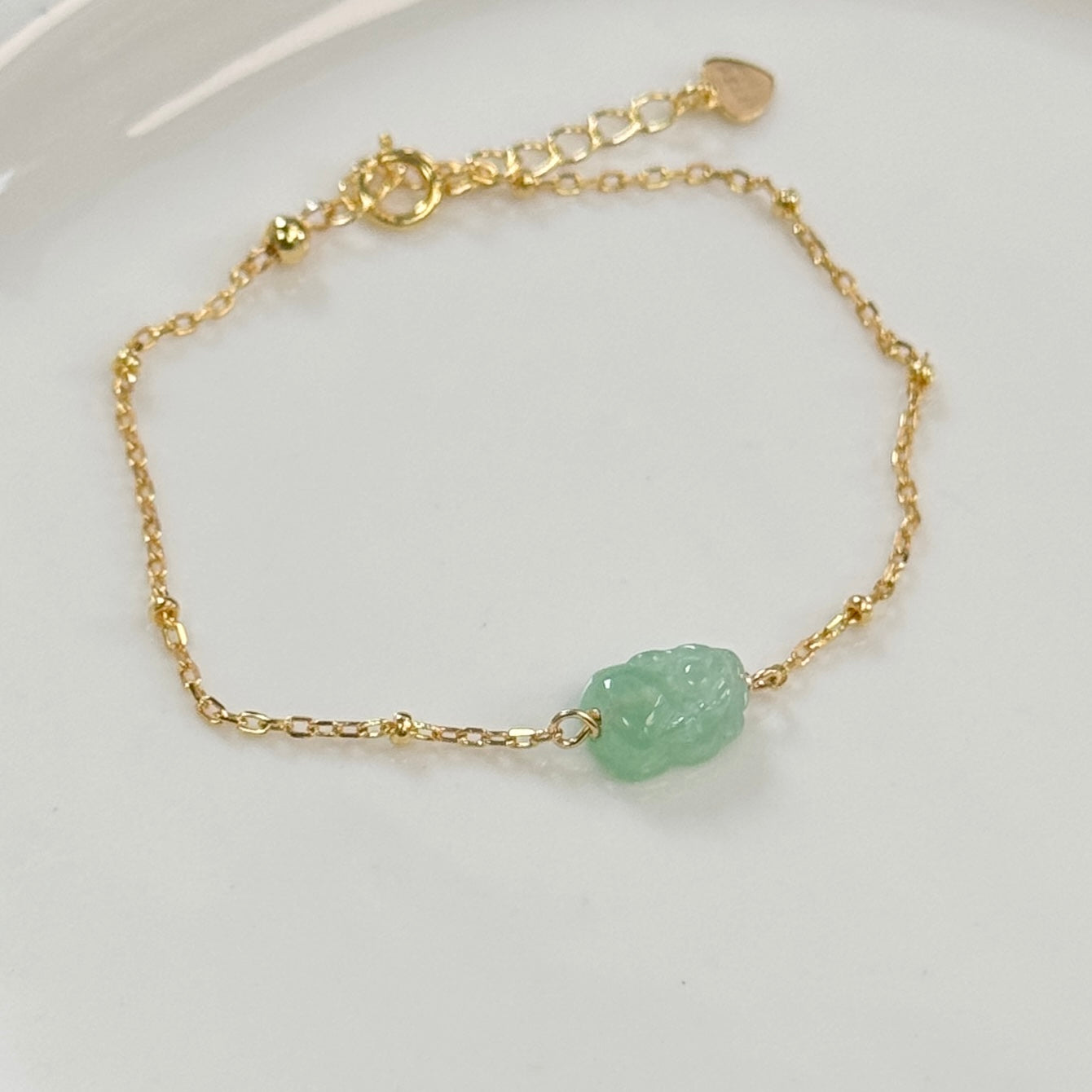 Pixiu Jadeite Bracelet | Green 04
