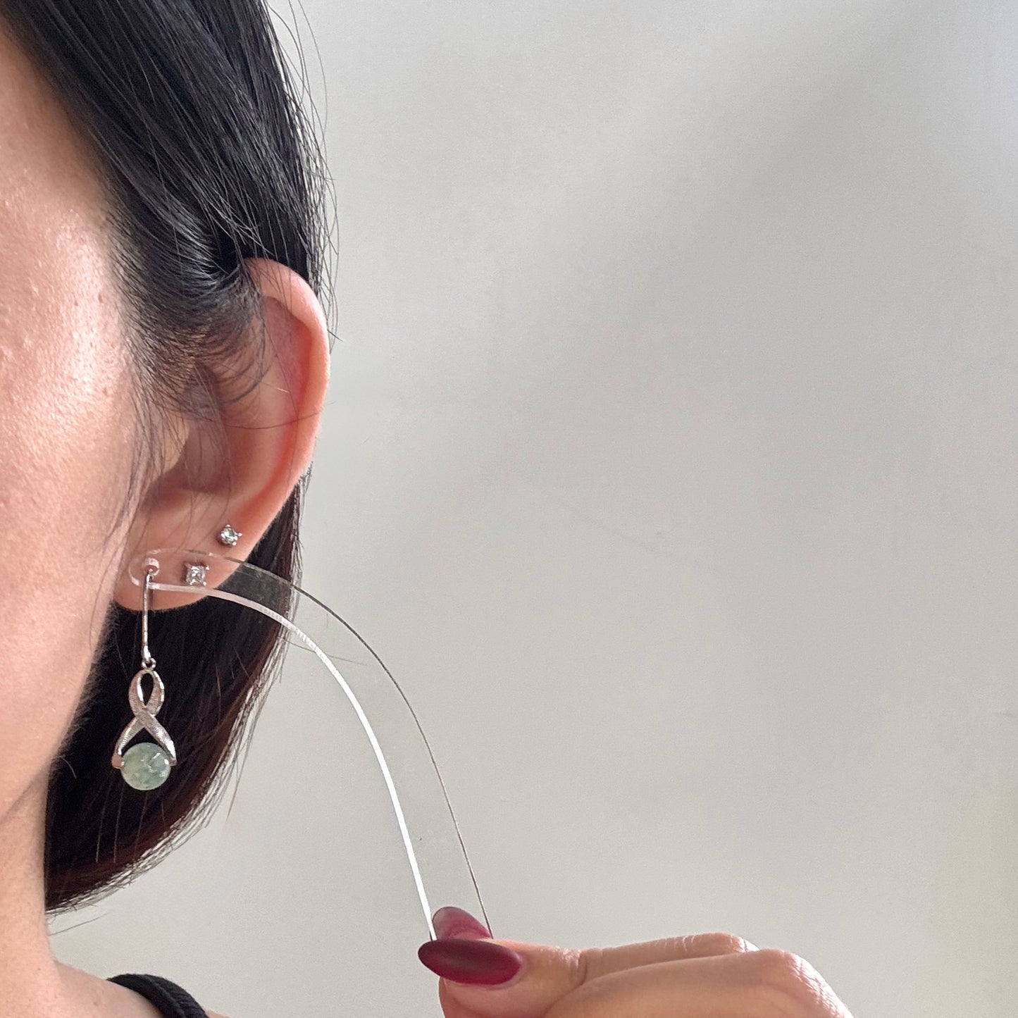 Willow Jadeite Drop Earrings