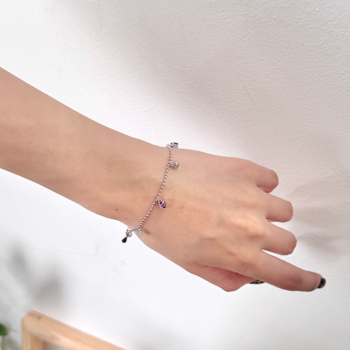 Eos Amethyst x Jadeite Bracelet