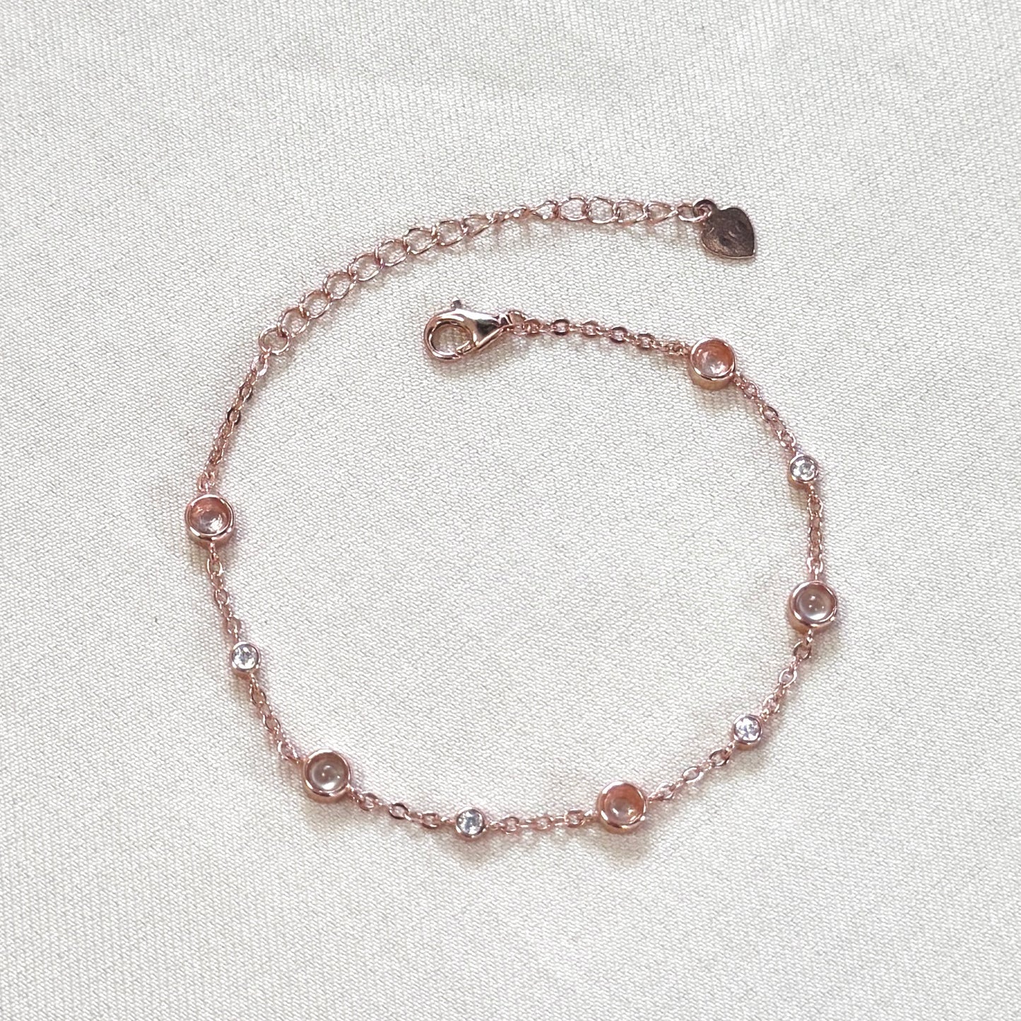 Elara Rose Quartz x Jadeite Bracelet