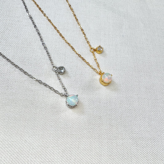 Aeris Opal  x Jadeite Necklace