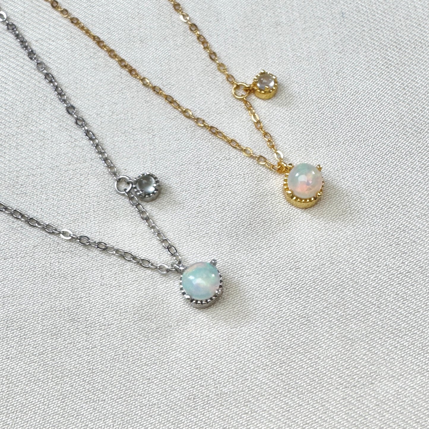 Aeris Opal x Jadeite Necklace