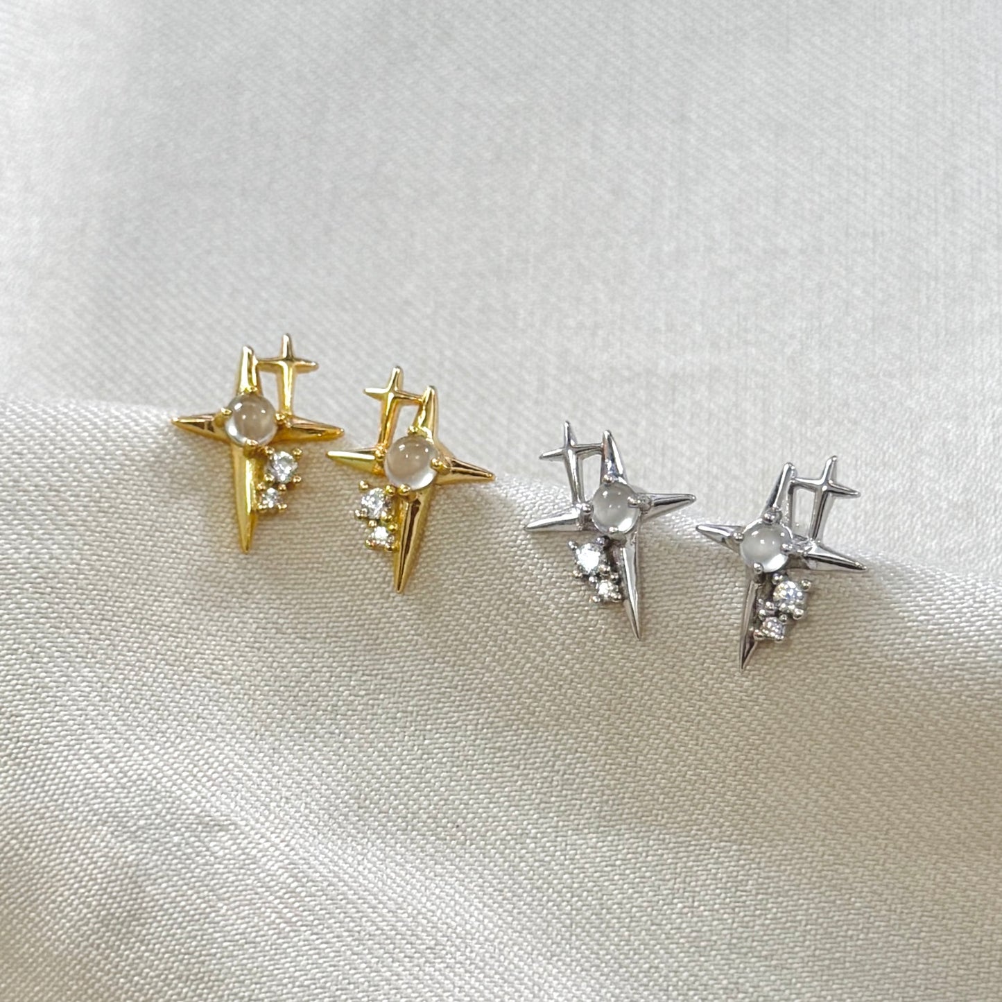 Vaila Jadeite Earstuds