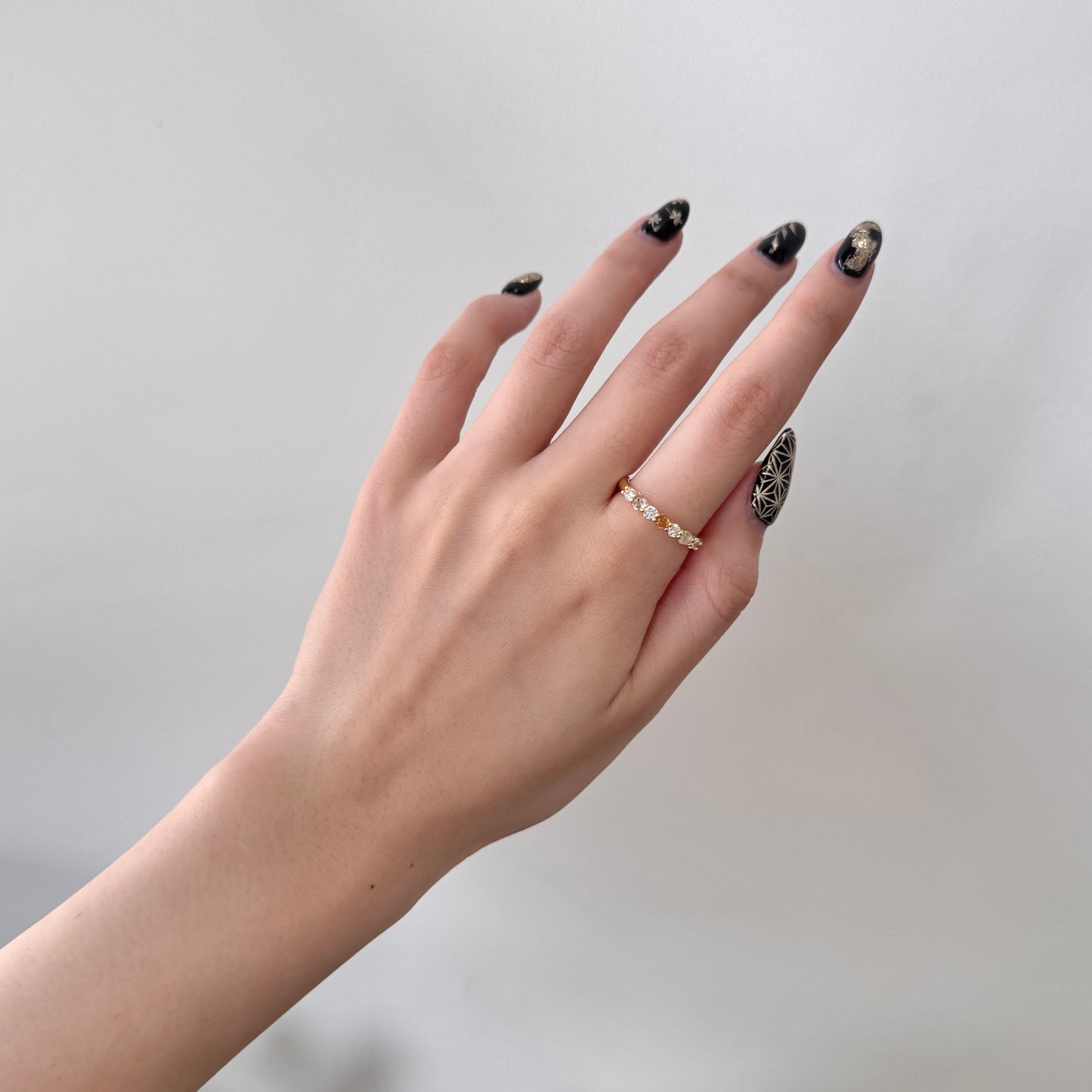 Lucine Moissanite x Jadeite Ring