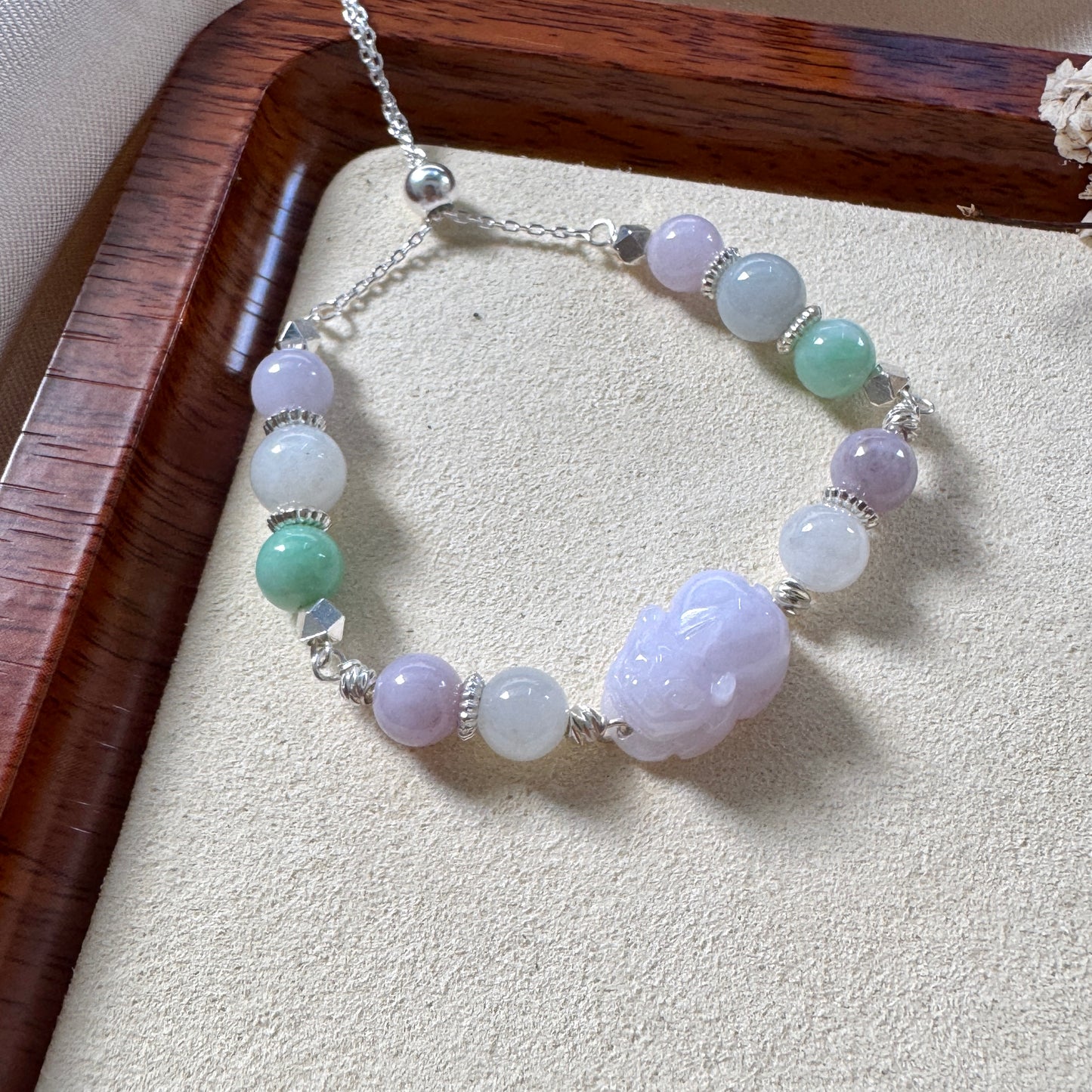 Pixiu Jadeite Bracelet