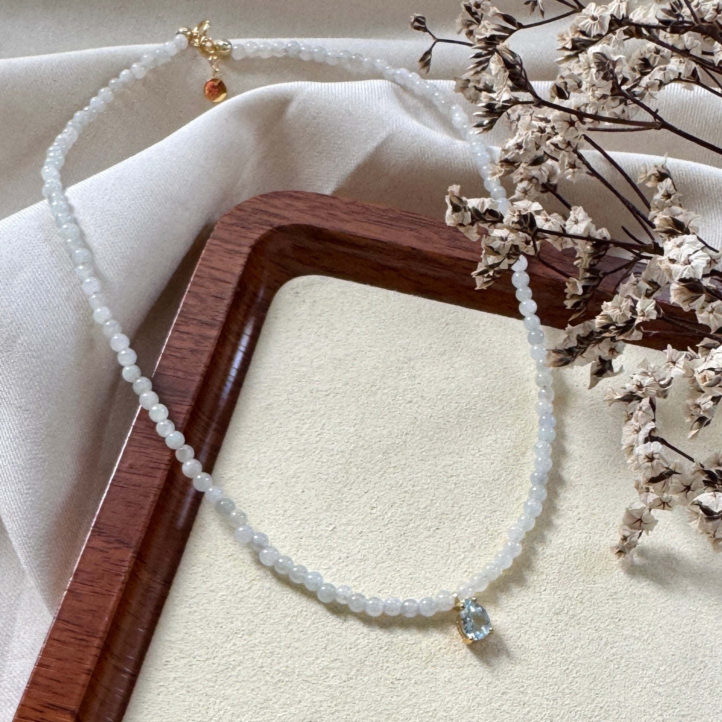 Topaz x Jadeite Necklace
