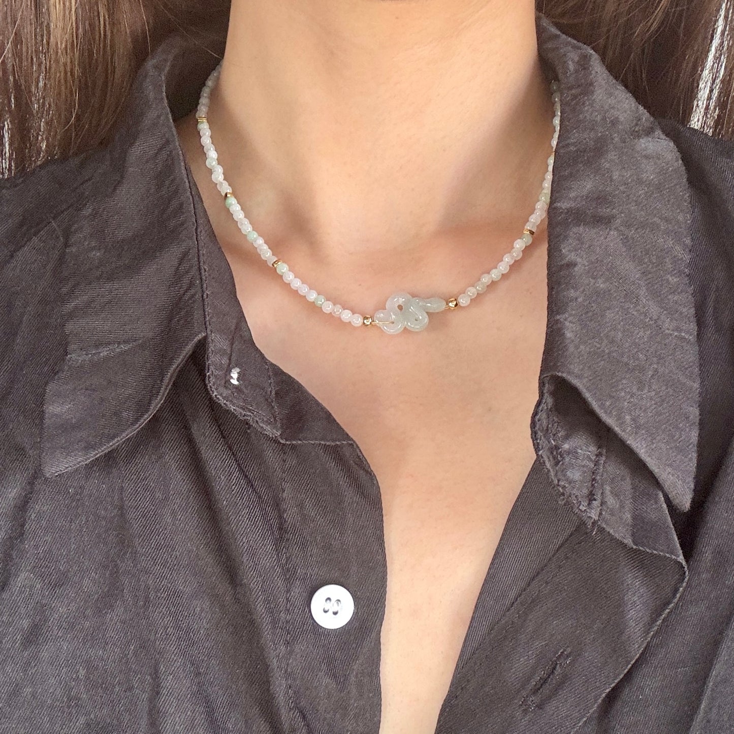 Naga Jadeite Necklace
