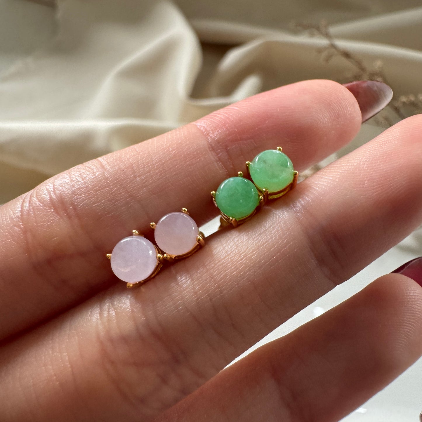 Novelle Jadeite Earstuds