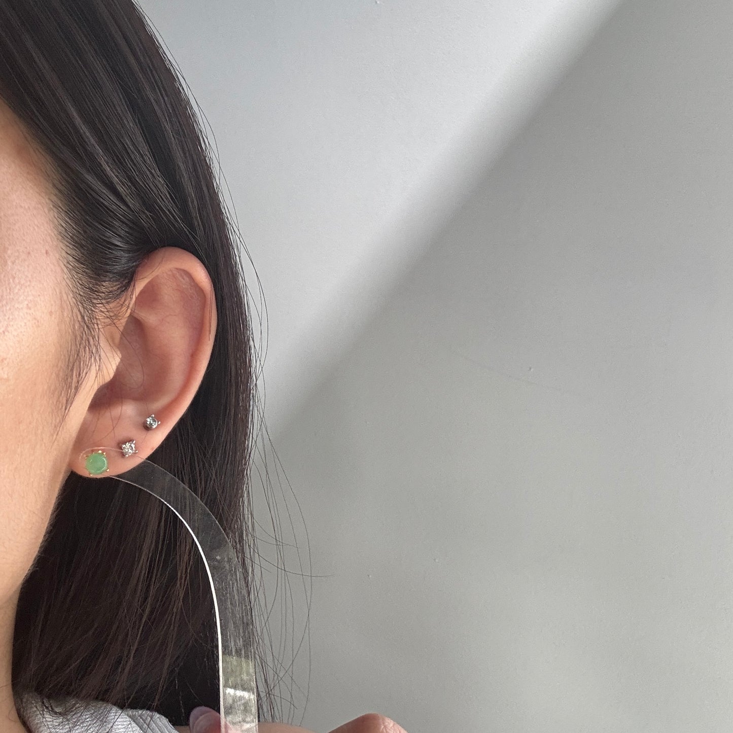Novelle Jadeite Earstuds