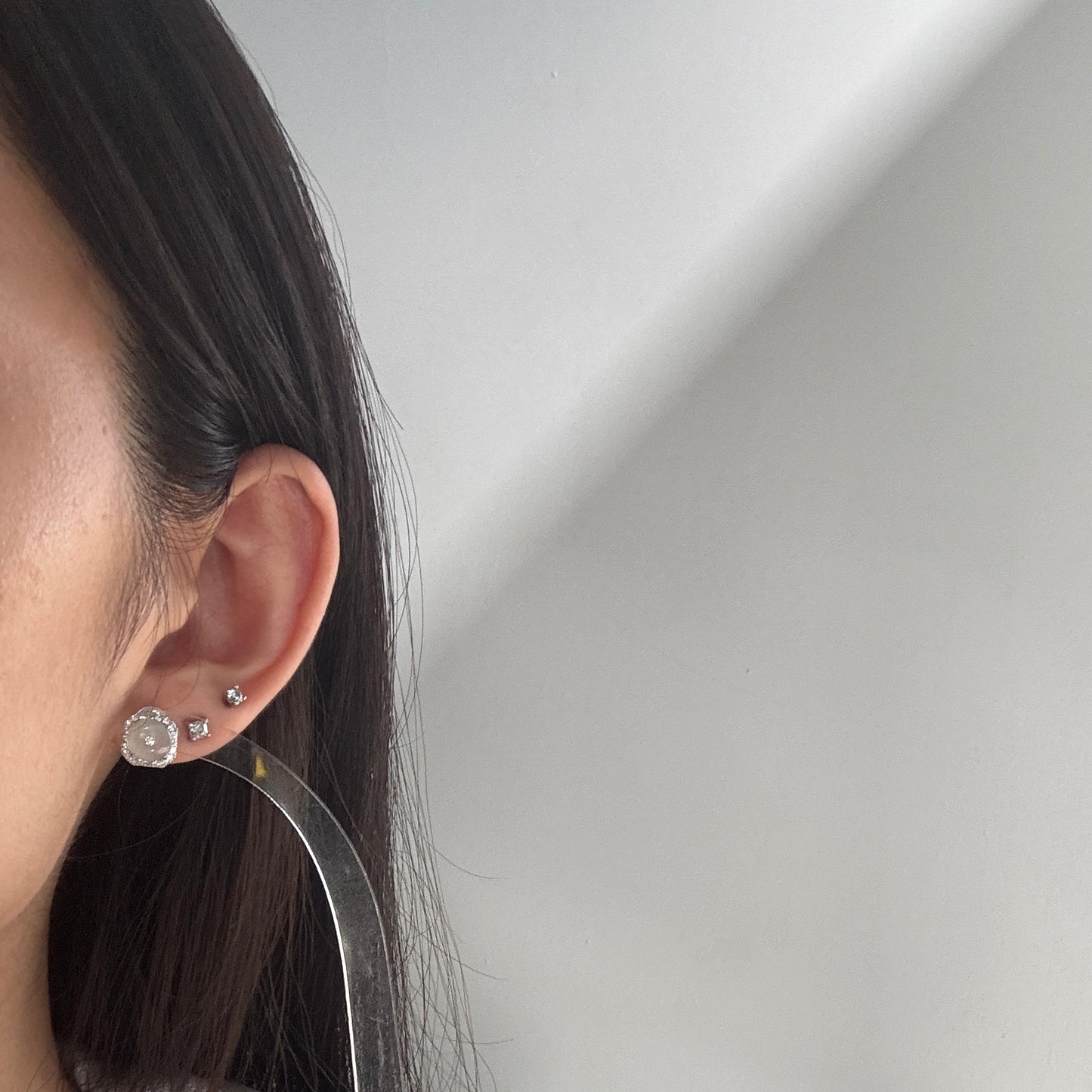 Aiven Jadeite Earstuds