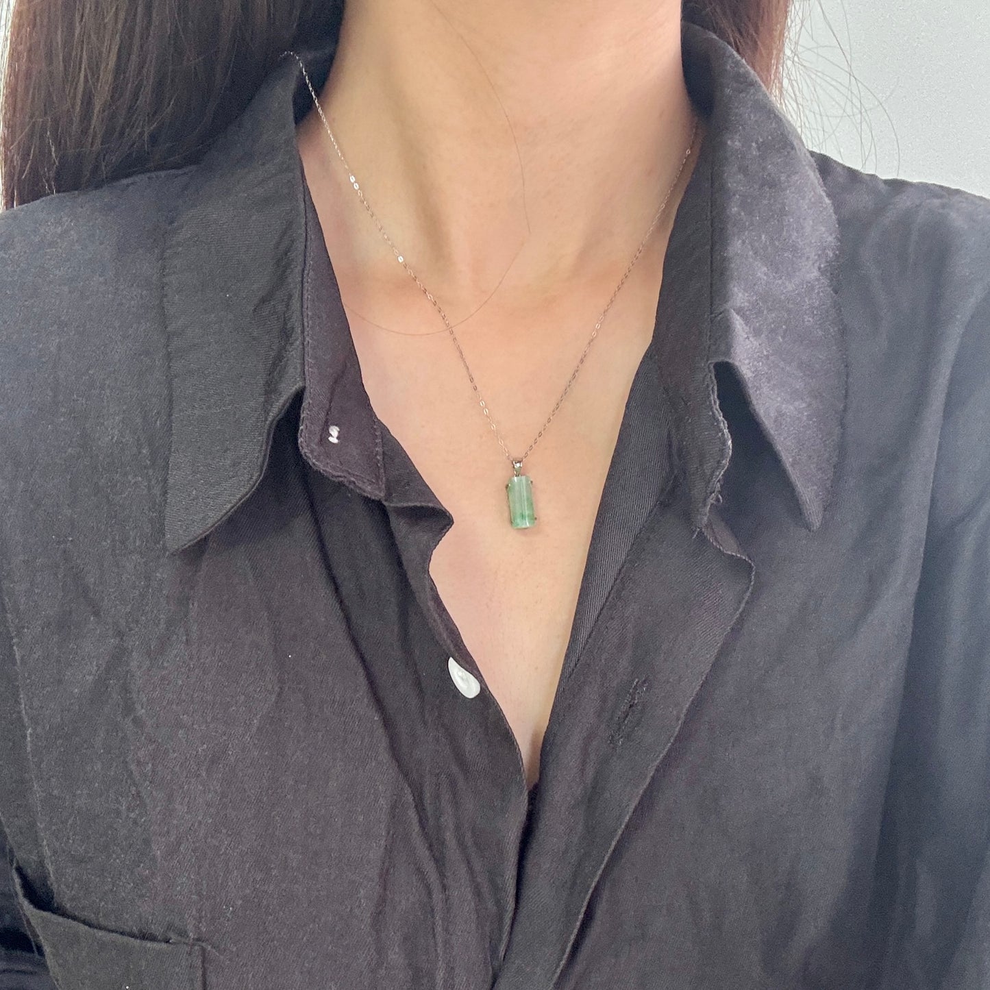 Linea Jadeite Necklace