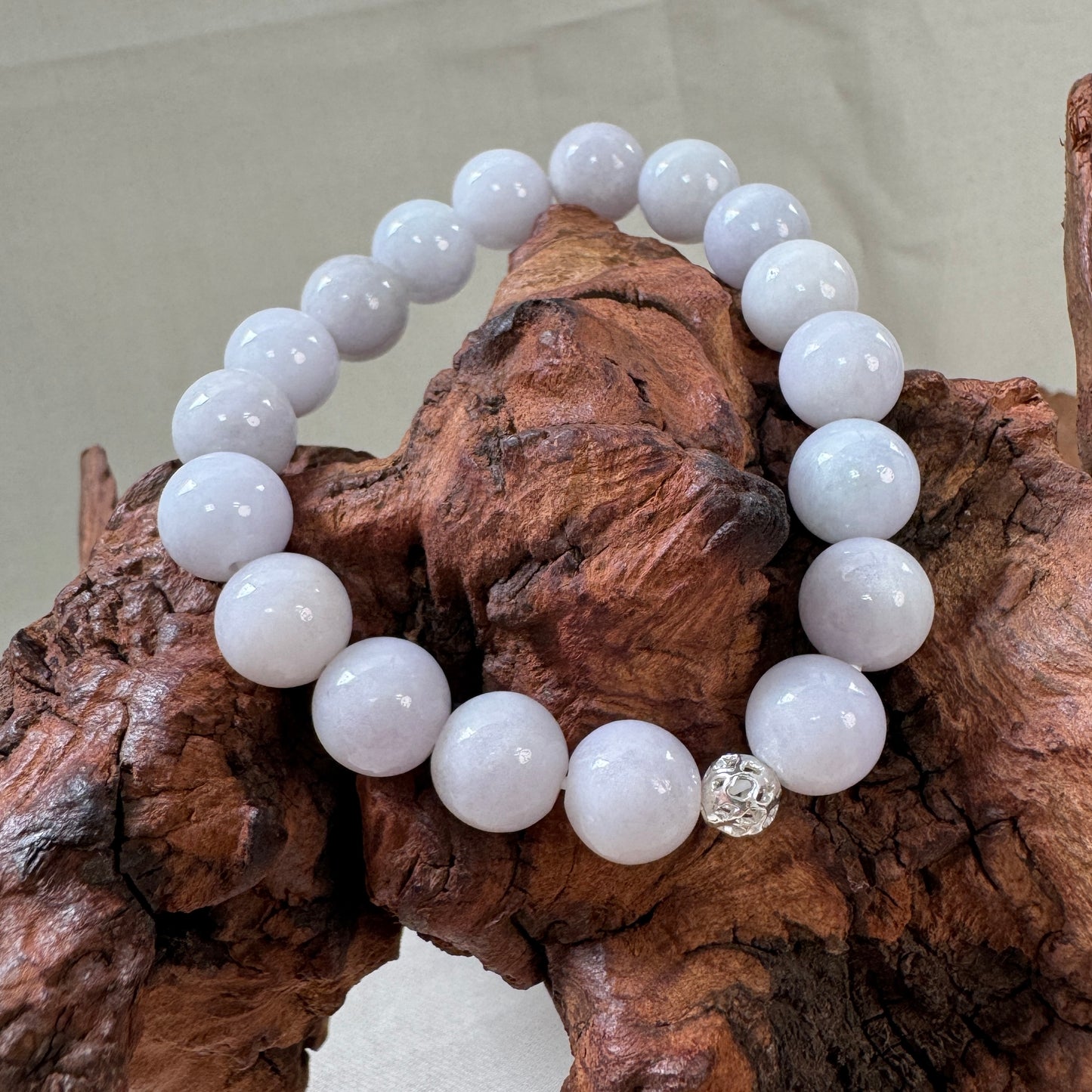 WISTERIA | Lavender Beaded Jadeite Bracelet I