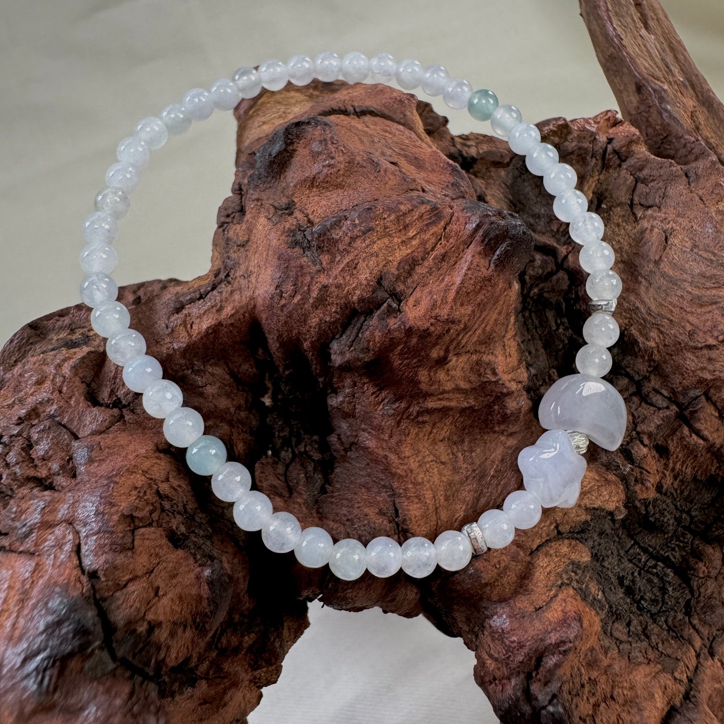 WISTERIA | Lunar Beaded Jadeite Bracelet