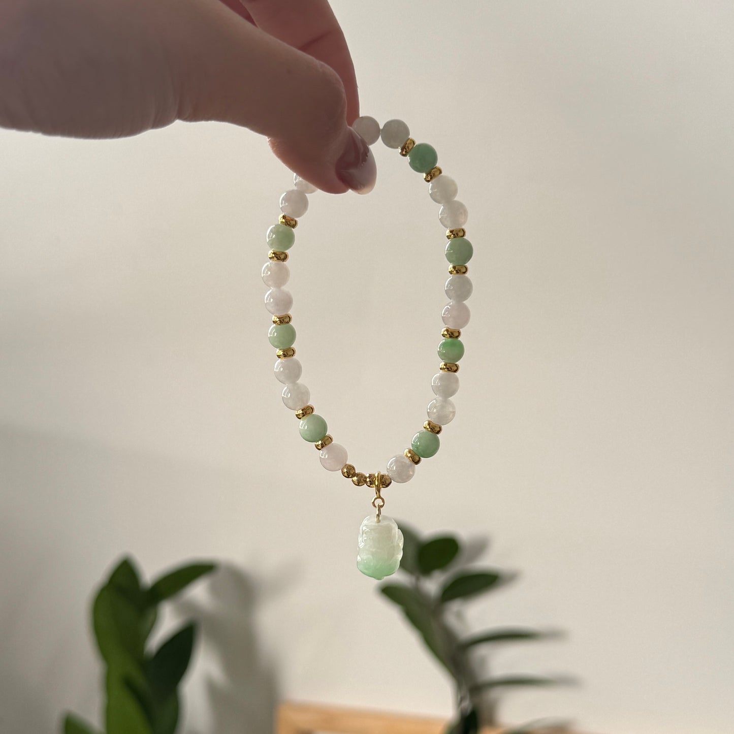 Jinlu Jadeite Pixiu Bracelet