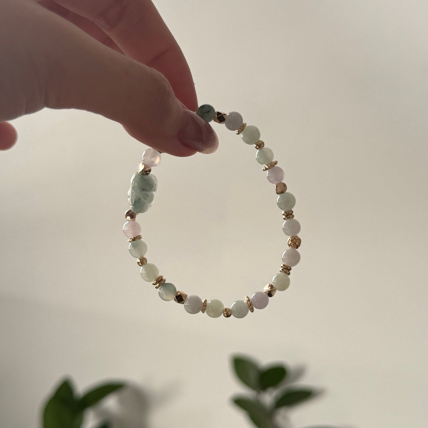 Fengyin Jadeite Pixiu Bracelet