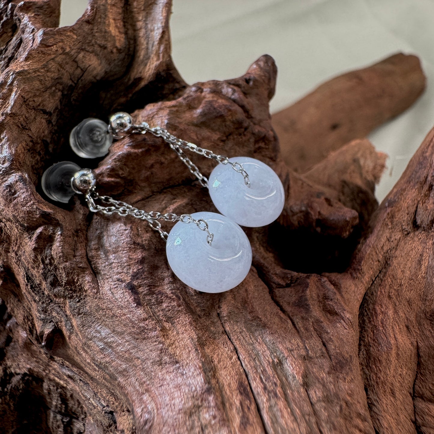 WISTERIA | Doughnut Jadeite Earrings