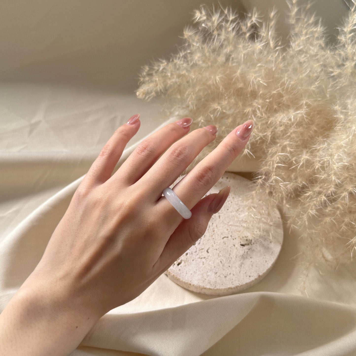 Frost Jadeite Ring