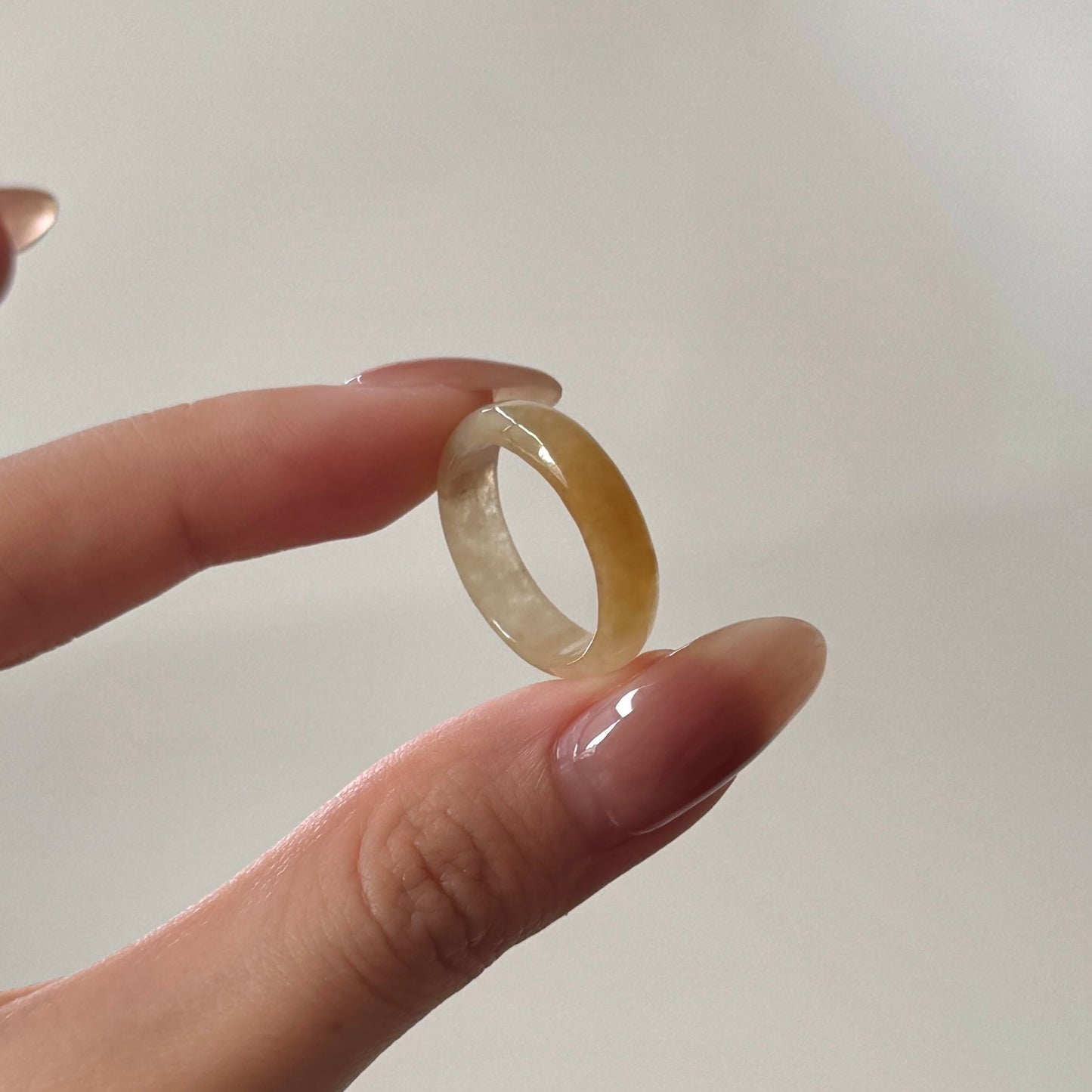 Honey Jadeite Ring