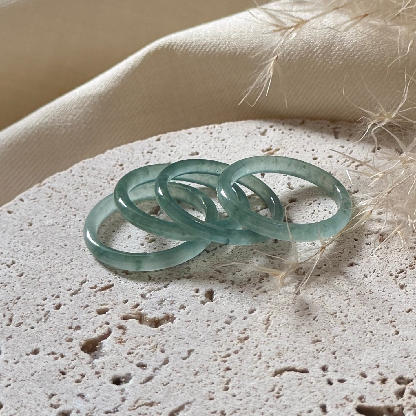 Nerida Jadeite Rings