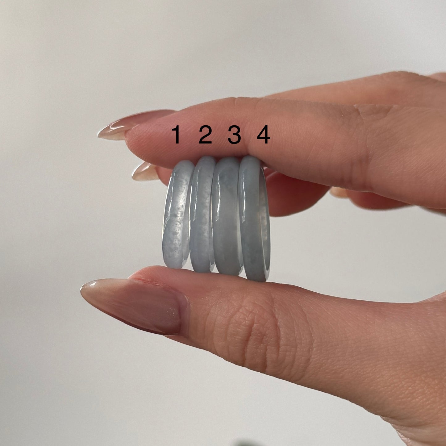 Glacis Jadeite Rings