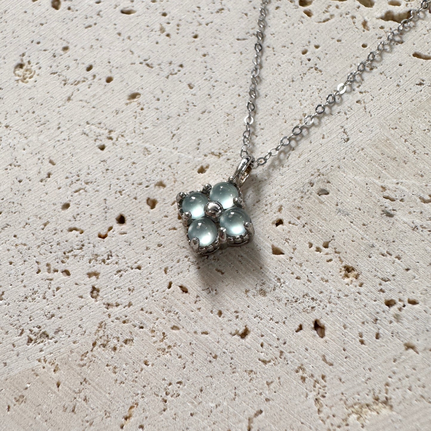 SUMMER | Clover Jadeite Necklace