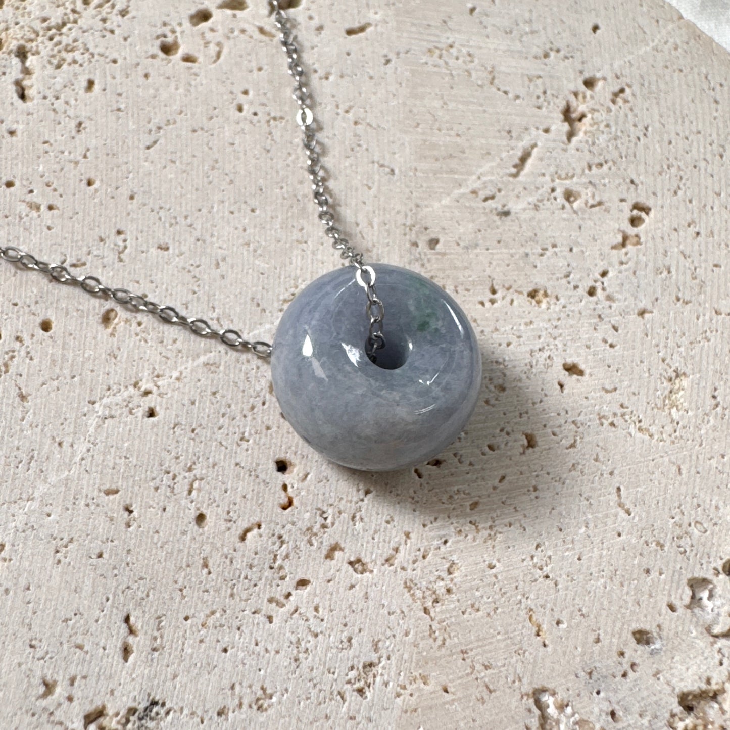 SUMMER | Doughnut Jadeite Necklace