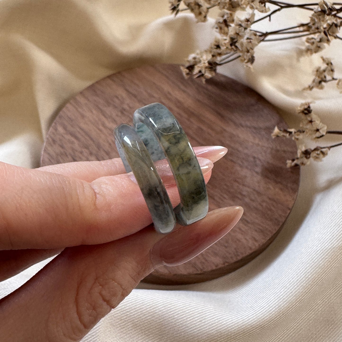 Halcyon Jadeite Rings
