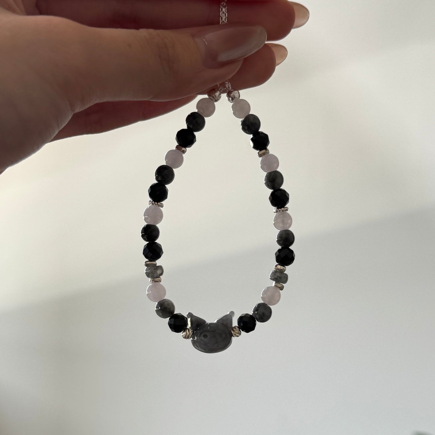 Kuromi Jadeite Bracelet